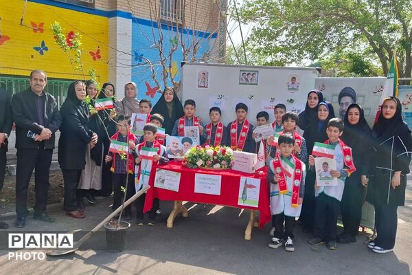 طنینِ «نهالِ امید» در دبستان ملاصدرا؛ تجدید میثاق با رهبر شهید و شهدای دانش‌آموز