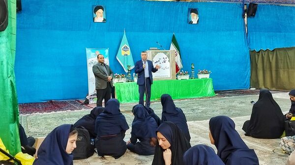 برگزاری لیگ جت دختران در مصلی بقیة اللّٰه شهرستان اشتهارد 