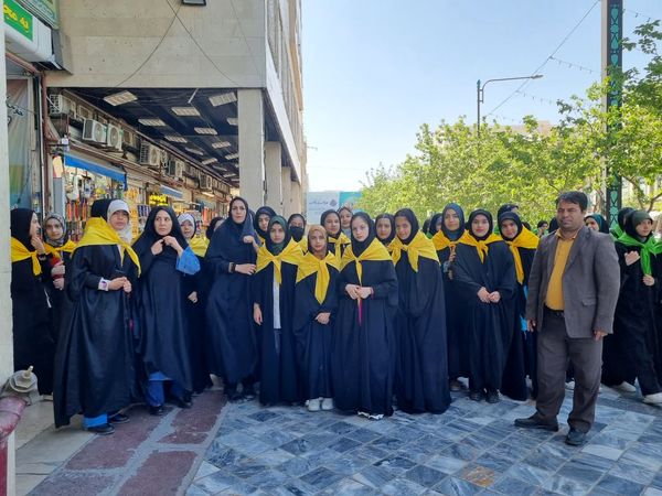 حضور دانش آموزان زیارت اولی استان اصفهان در مشهدمقدس 