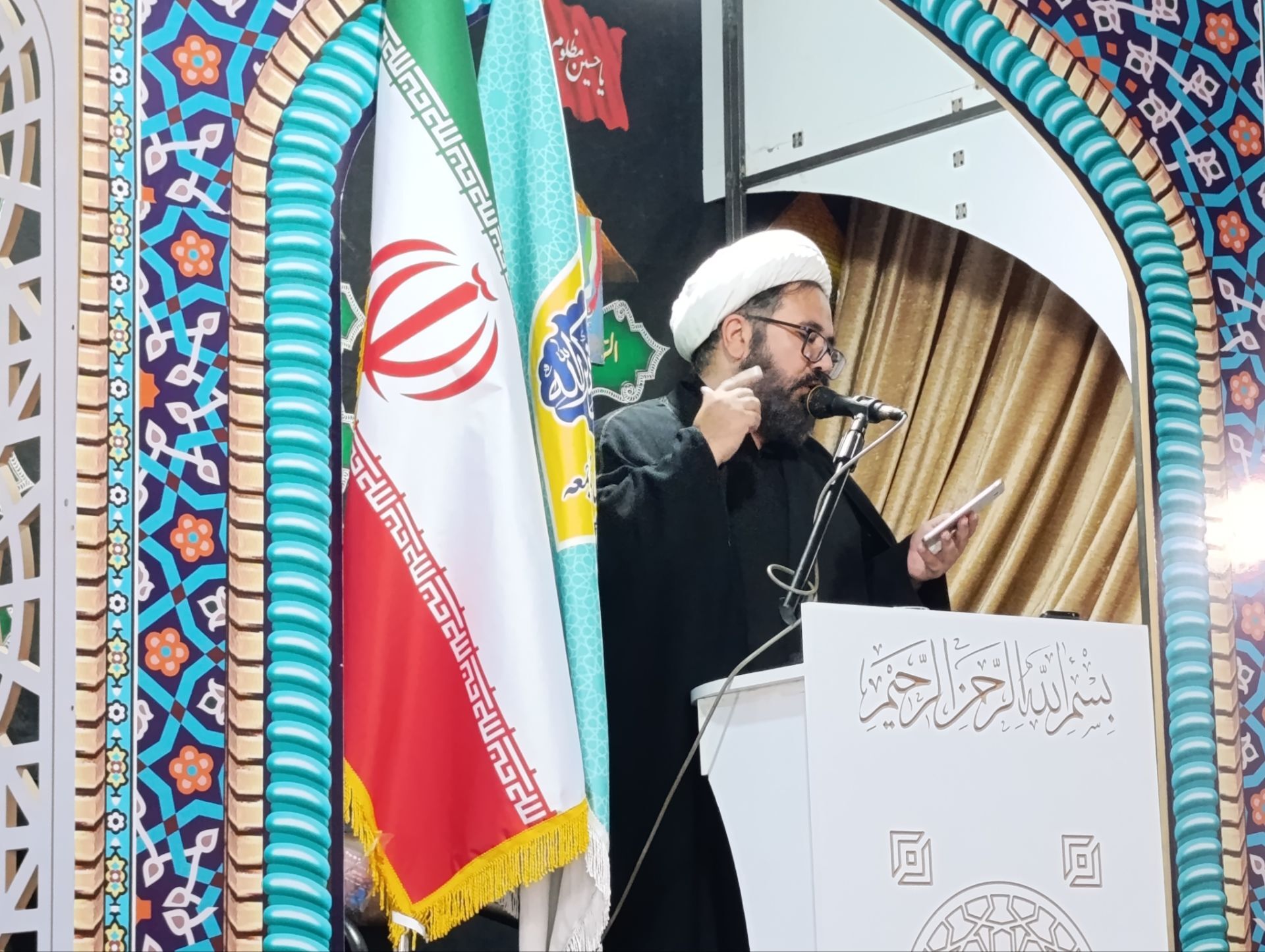نماز عبادی سیاسی جمعه به امامت امام جمعه موقت شهرستان خلیل آباد