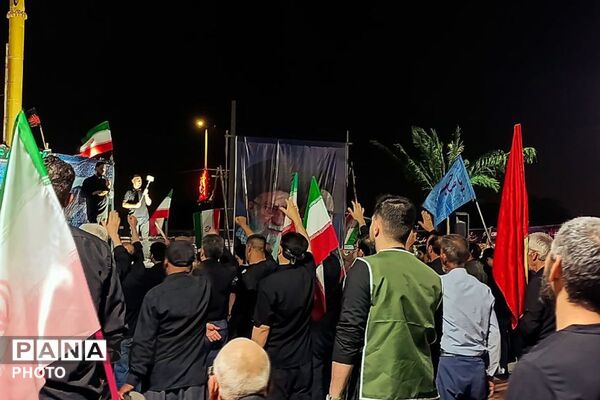 طوفان نوجوانان حسینی در خیابان‌های شهرستان ملارد