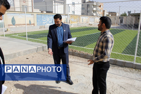 مانور بازگشایی مدارس در شهرستان گرمه 