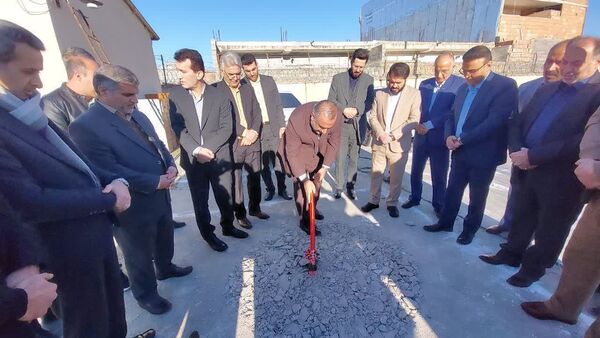 کلنگ زنی ساختمان دادگاه بخش فندرسک
