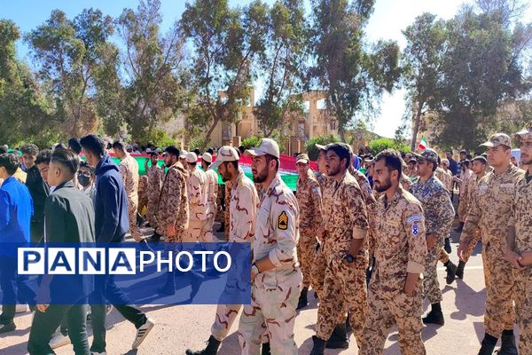 حضور  پرشور مردم بوموسی در راهپیمایی ۲۲بهمن 