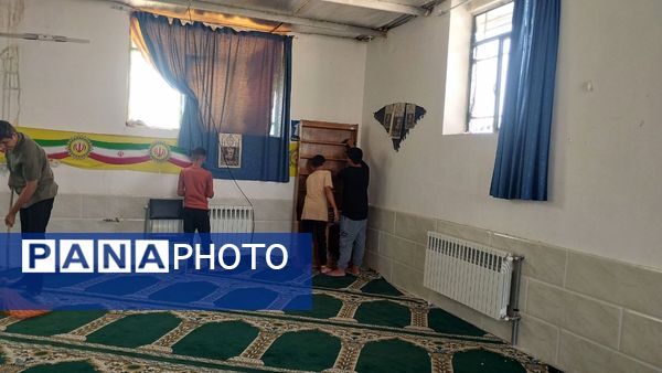 آماده‌سازی نمازخانه‌های مدارس خلیل‌آباد 