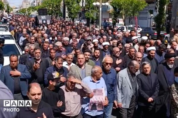 تشییع پیکر شهیدان قلعه میر