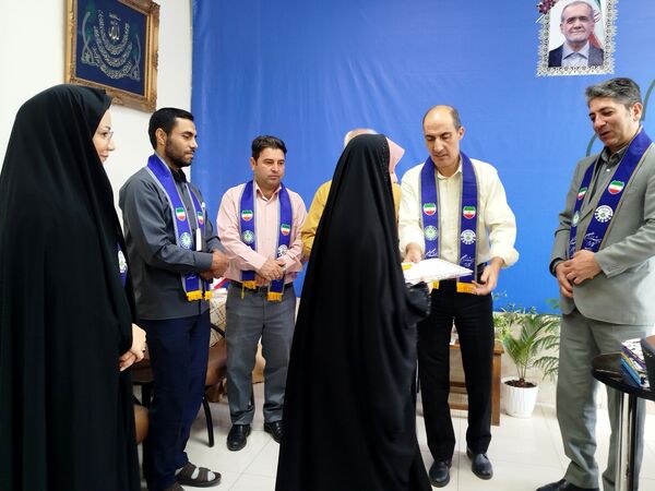 تقدیر مدیر آموزش و پرورش فاروج از خبرنگاران پانا