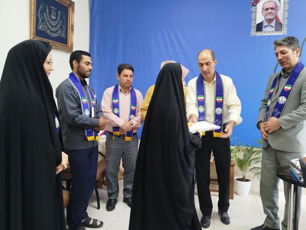 تقدیر مدیر آموزش و پرورش فاروج از خبرنگاران پانا