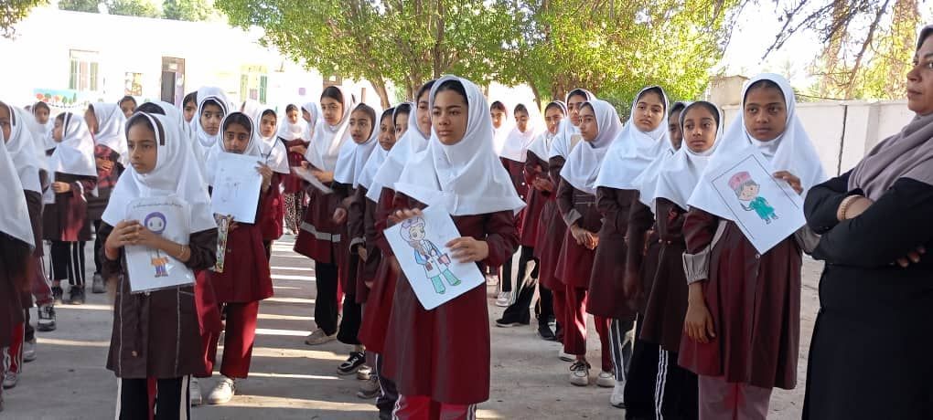 جشن روز پرستار در مدرسه مولوی فین