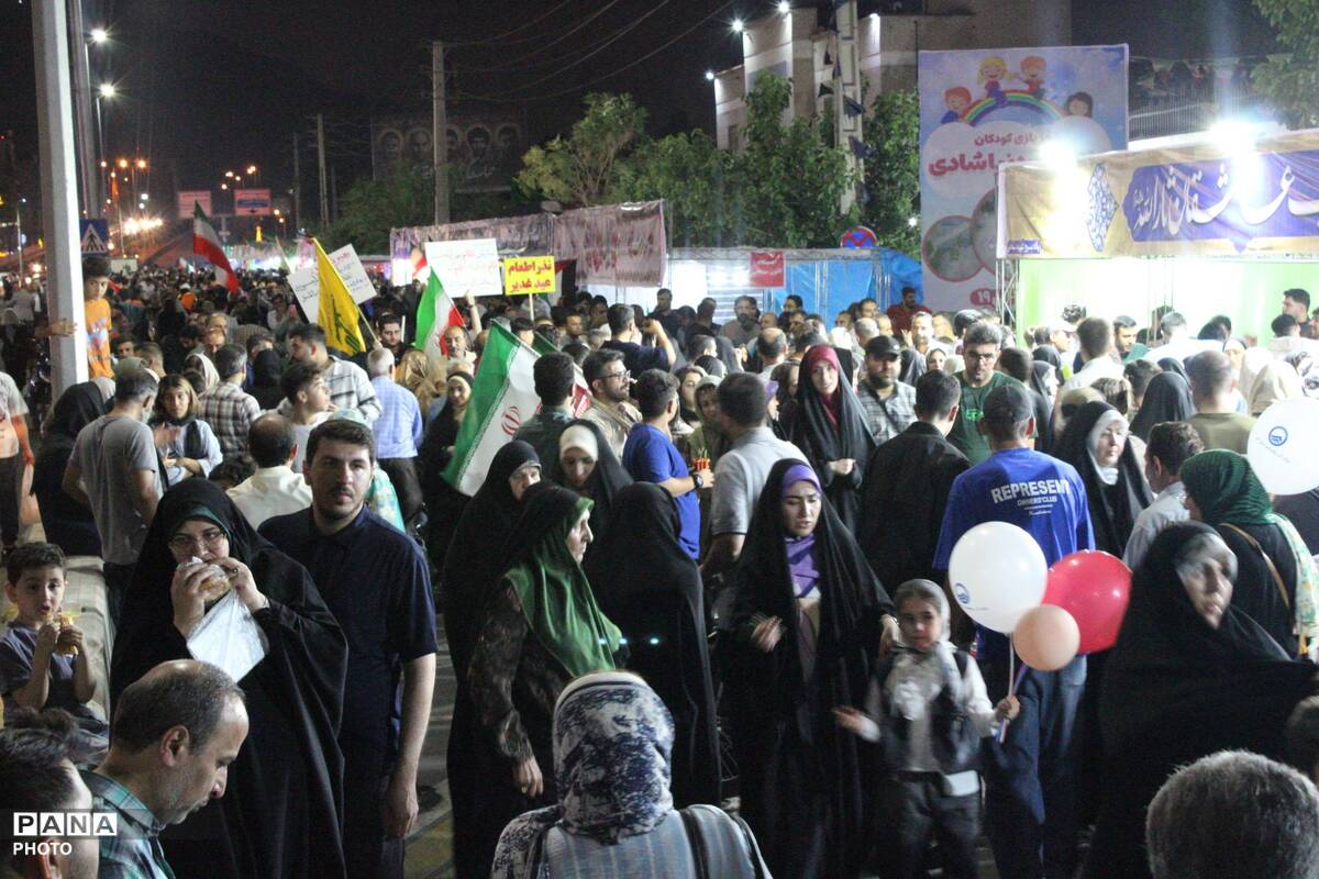 جشن بزرگ کیلومتری عید غدیر در کرج