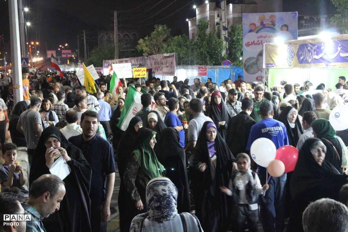 جشن بزرگ کیلومتری عید غدیر در کرج