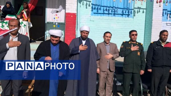 نواخته شدن زنگ انقلاب در دبستان دخترانه ام‌البنین دیشموک