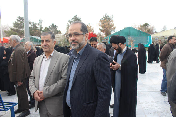مراسم تشییع مادر شهید «حسین بی‌تا» در قم