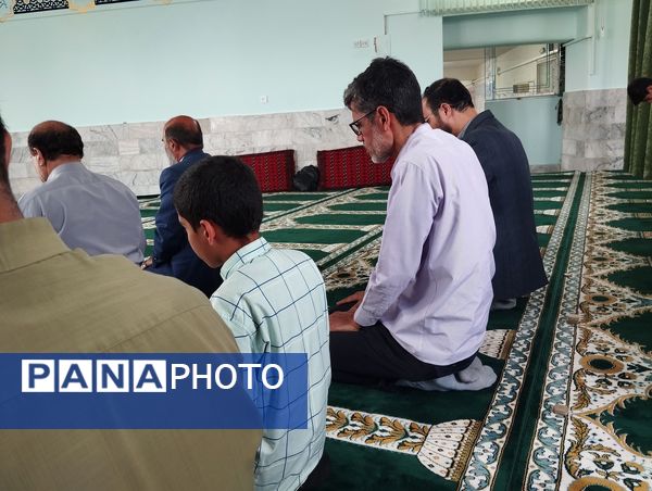 موکب دبیرستان ناصر در آموزش  و پرورش ناحیه ۷