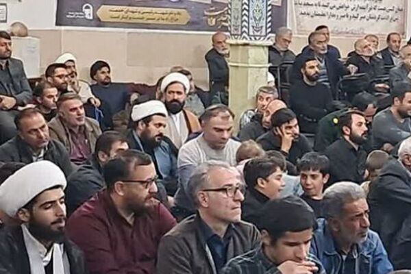 یادواره شهدای جبهه مقاومت در مسجد امام حسین(ع) فیروزکوه 