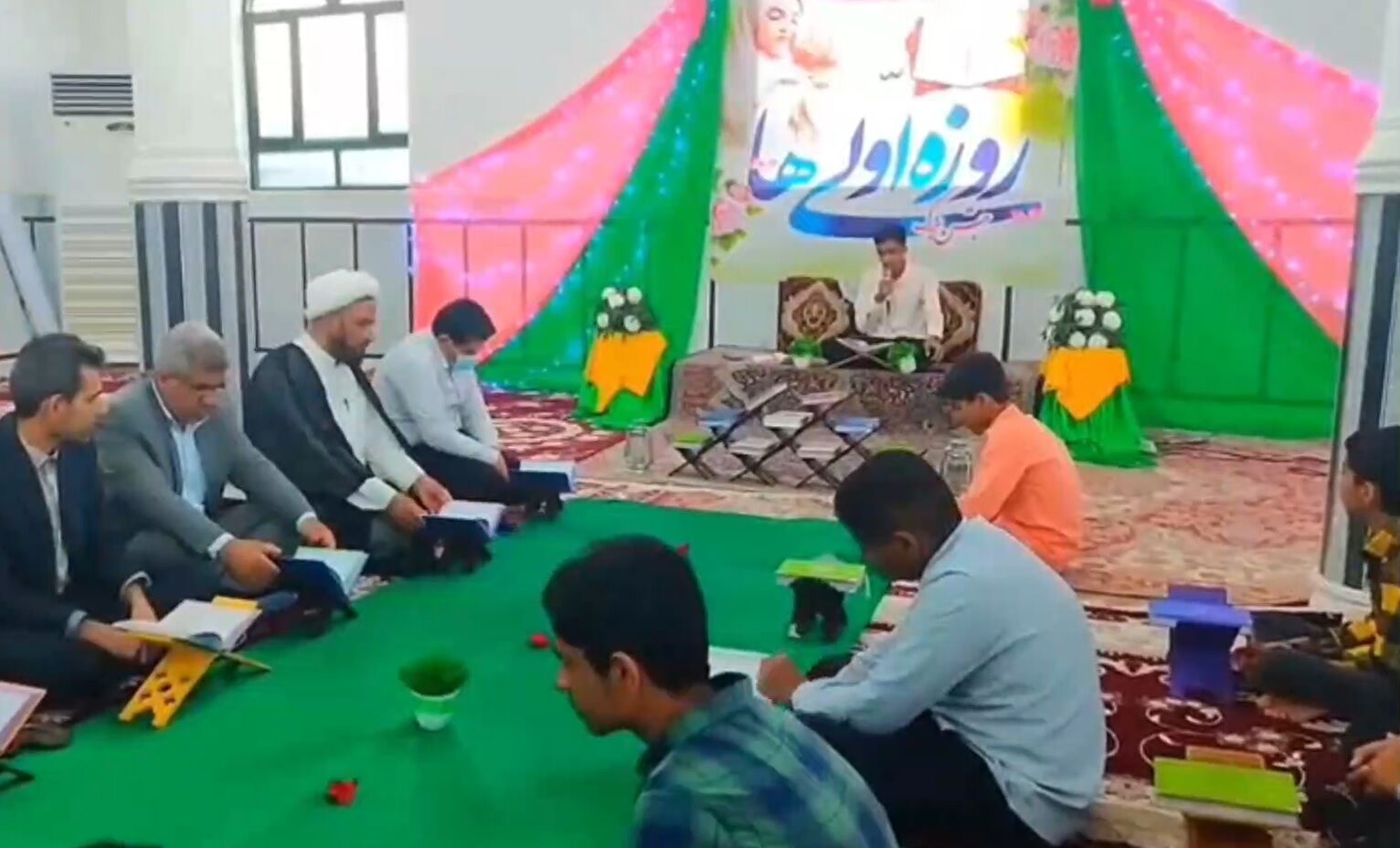 جشن روزه‌اولی‌ها در کهنوج/ فیلم