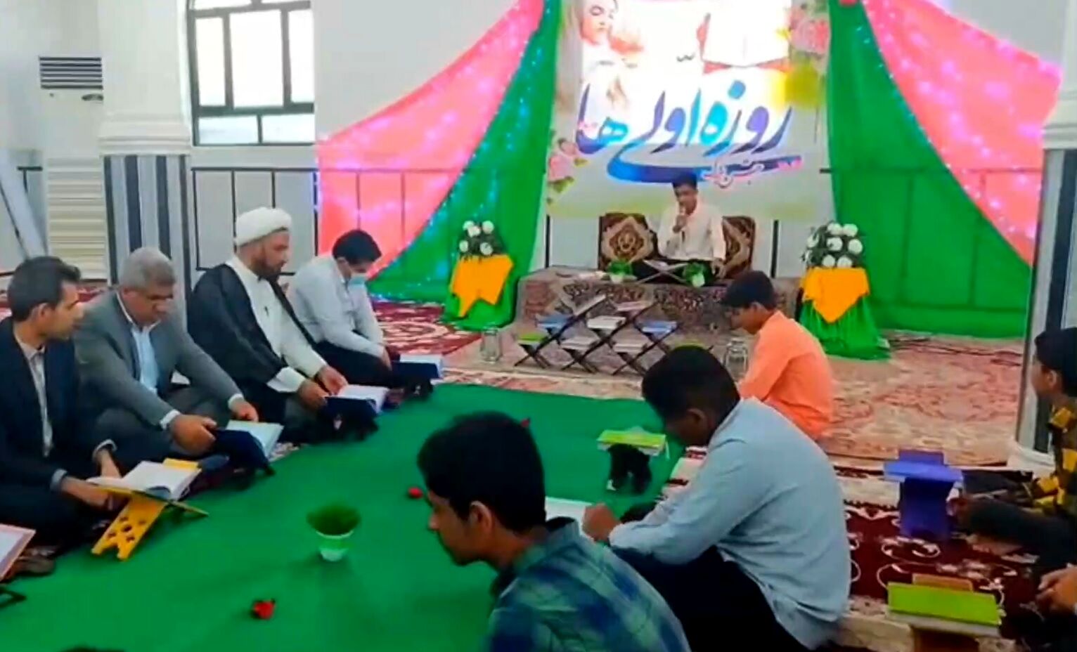 جشن روزه‌اولی‌ها در کهنوج/ فیلم