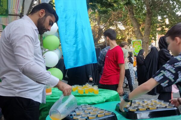 برپایی موکب انصار المهدی(عج) به‌مناسبت عید غدیر