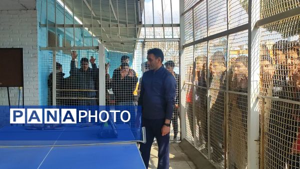 فینال مسابقات تنیس روی میز در دبیرستان شاهد ابوذر غفاری 