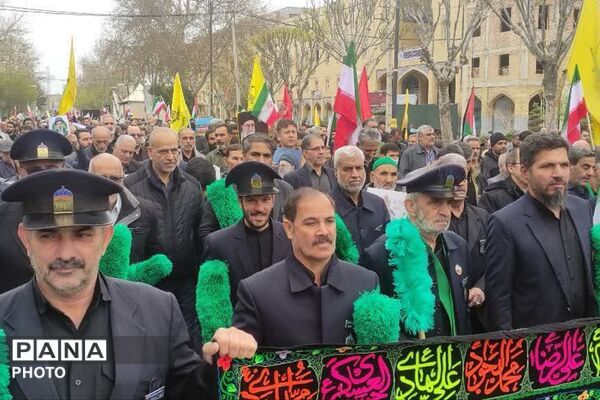  راهپیمایی باشکوه روز قدس در شهرستان پیشوا