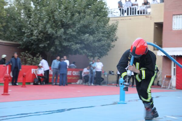 مسابقات عملیاتی ورزشی آتش‌نشانان در مشهد