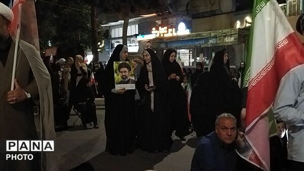 نود و نهمین شب از اجتماعات مردمی نیشابور 
