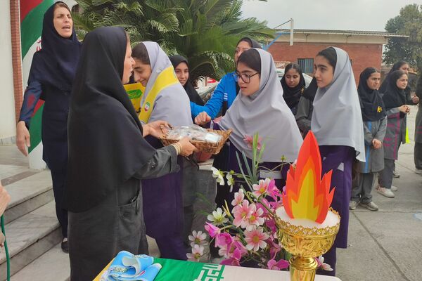 افتتاح سومین المپیاد ورزشی درون‌مدرسه‌ای در دبیرستان فرزانگان قائمشهر