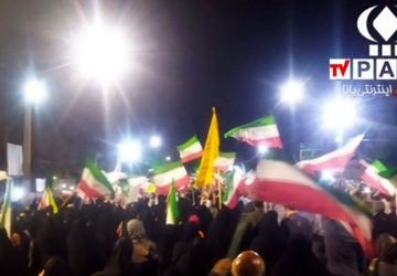 تجمعات باشکوه مردم کاشمر در مقابل امامزاده سید حمزه