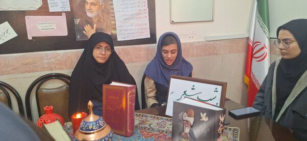 برگزاری هفته کتاب و کتابخوانی در دبیرستان شهید بابایی
