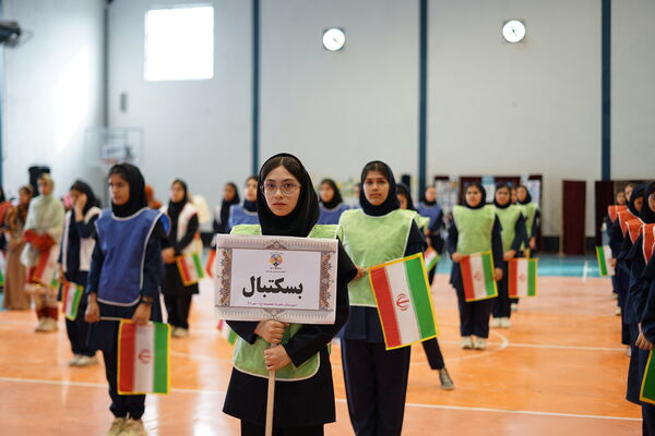 آیین متمرکز کشوری المپیاد ورزشی درون مدرسه‌ای در آق قلا 