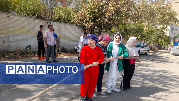 اختتامیه طرح «میدان پویا» در مدرسه استثنایی نابینایان پویا
