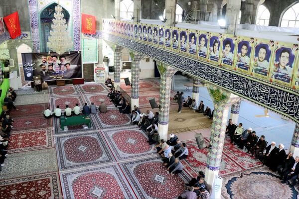 مراسم بزرگداشت هفتمین روز شهادت شهدای خدمت در مهریز