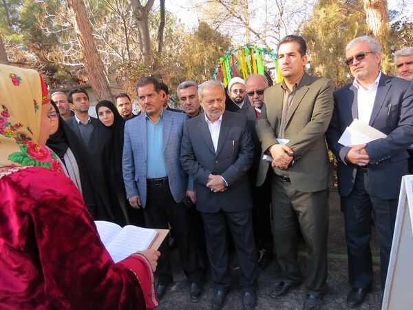 کلنگ زنی نمازخانه مدرسه پسرانه تیزهوشان بجنورد