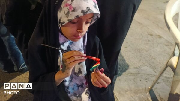 فعالیت موکب کودک فرهنگیان مسجد جامع شهرستان نیشابور در قاب پانا 