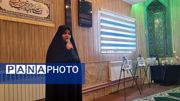 بزرگداشت شهدای خدمت در دبستان دخترانه شاهد تحقیقی ناحیه ۶