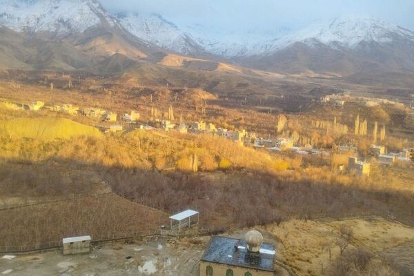 حال هوای شهر زیبای بار بعد از اولین بارش باران زمستانی