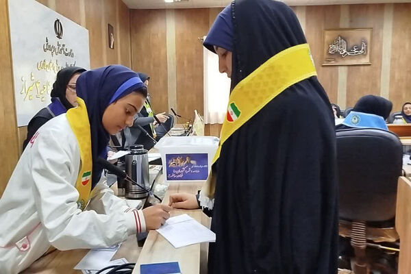انتخابات مجلس دانش‌آموزی دختران در ناحیه ۴ شیراز