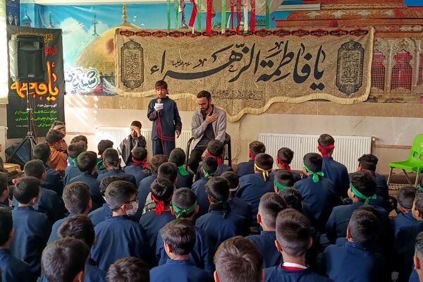 طنین یا زهرا سلام‌الله‌علیها در مدرسه  غیاث‌الدین جمشید کاشانی ملارد