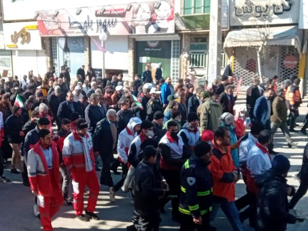  مراسم گرامیداشت راهپیمایی ۲۲ بهمن در شهرستان فیروزکوه