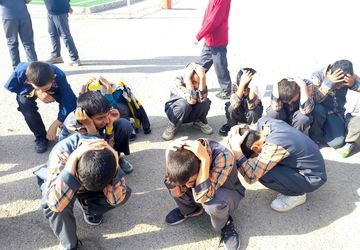 زلزله شبیه‌سازی شد و دانش آموزان شهید پسندیده نقش‌آفرینان اصلی بودند