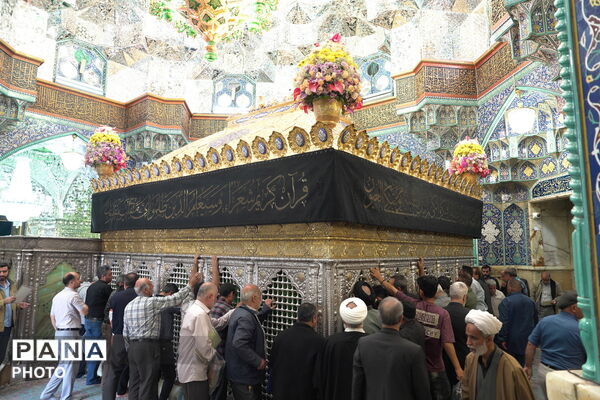 مراسم سالروز شهادت امام جعفر صادق(ع) در حرم کریمه اهل بیت(س)