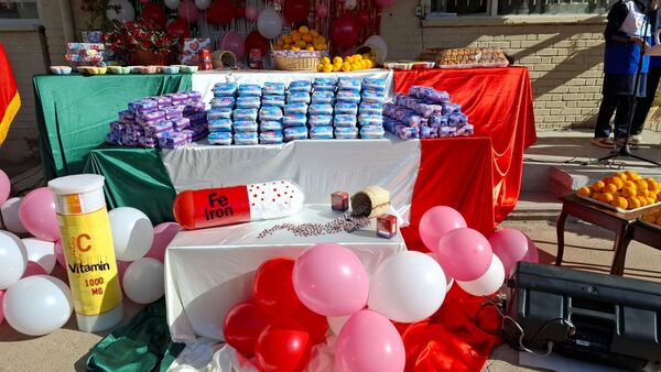 افتتاحیه طرح آهن یاری در دبیرستان کوثر فرهنگیان