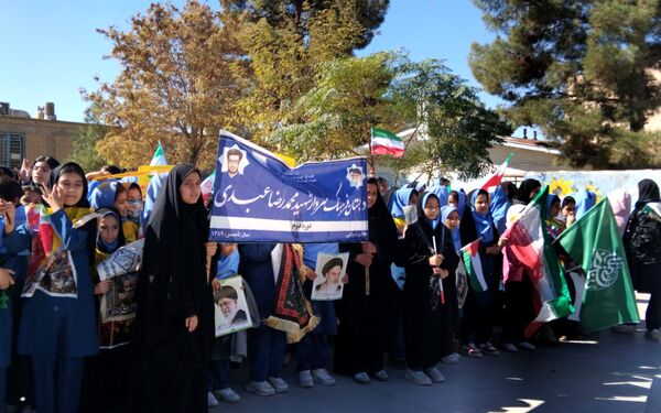راهپیمایی ۱۳ آبان ماه در شهرستان خلیل‌آباد 