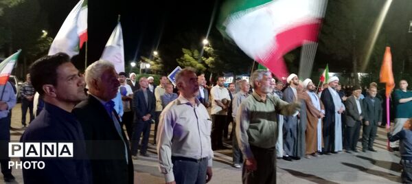 شب هفتاد و هشتم حضور شبانه در میدان جهاد شهر رشتخوار