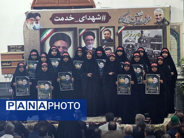 مراسم گرامیداشت شهدای خدمت و سال‌روز آزادسازی خرمشهر در مسجد امام حسین(ع) نیشابور