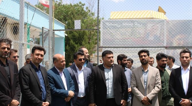 رنگ سبز ورزش بر حیاط مدارس دورود نشست