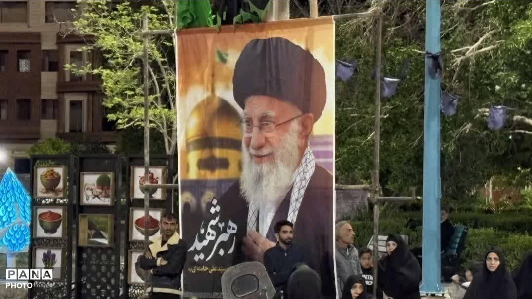 حضور حماسی مردم مهریز پای کار انقلاب اسلامی