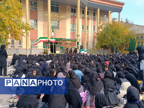 یادوراه شهادت حضرت فاطمه زهرا در مدرسه هوشیار