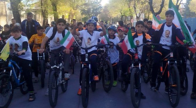  پدران و پسران دوچرخه سوار چهارمحال بختیاری حماسه آفریدند