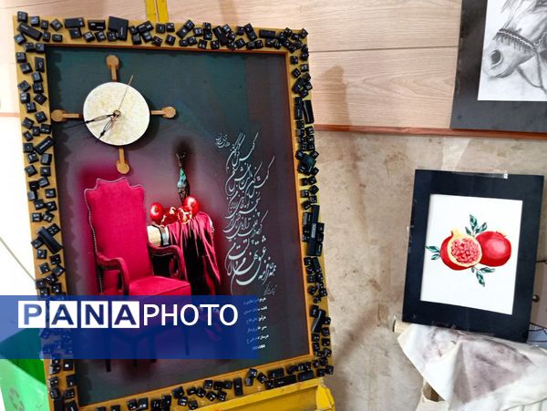 برپایی نمایشگاه دست سازه‌های دانش‌آموزی در ورامین